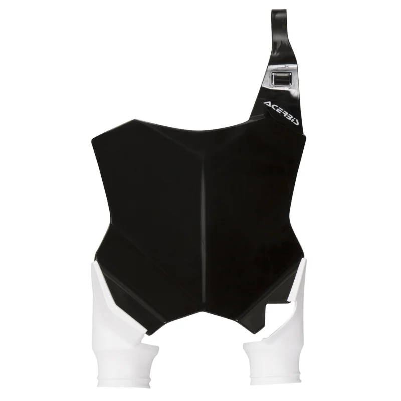 Ne maradj le [ Acerbis ] Plaque Avant Raptor Kawasaki KXF 250/450, Noir/Blanc