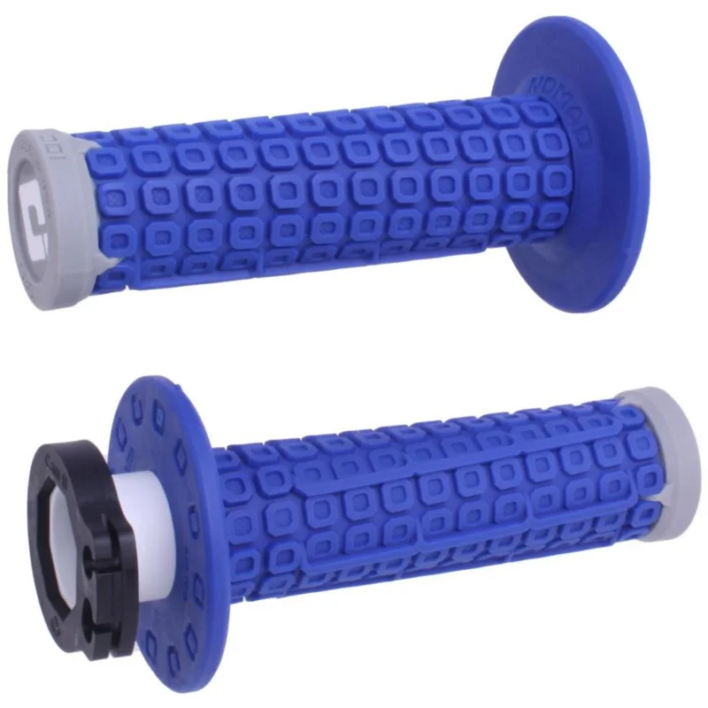 Azonnal elérhető [ ODI ] Poignées Nomad D30 Lock-On Bleu/Gris