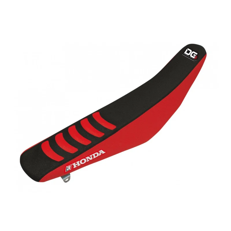 [ Blackbird Racing ] Housse de Selle Double Grip 3 Honda CRF 250, CRF 450/450X, Noir-Rouge Biztonságos fizetés