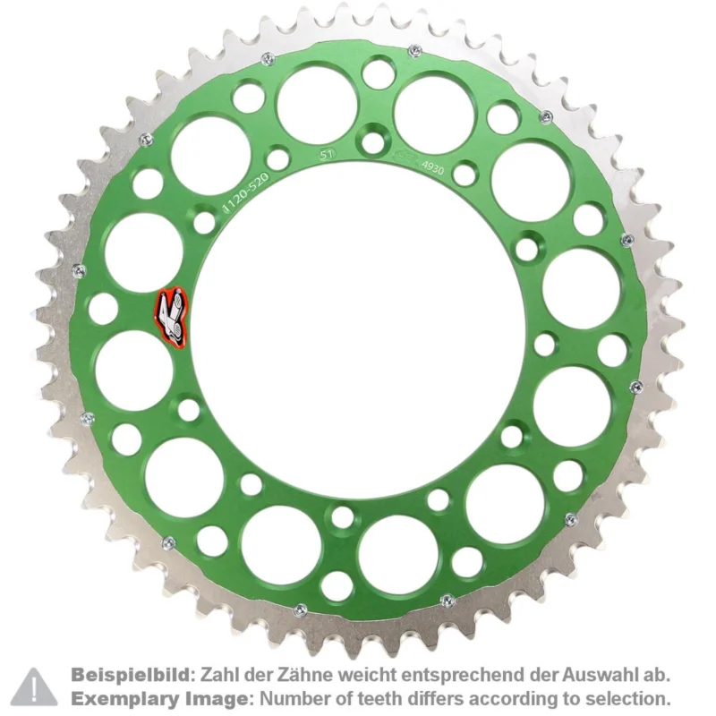 [ Renthal ] Couronne Twinring Kawasaki KX 250F 04-, KX 450F 06-, Vert Expressz szállítás