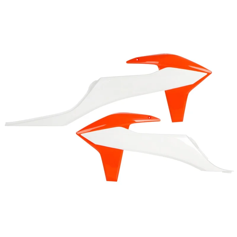 [ Acerbis ] Ouie de Radiateur KTM SX/SX-F 19-, EXC/EXC-F 20-, Blanc/Orange Szezonális akció