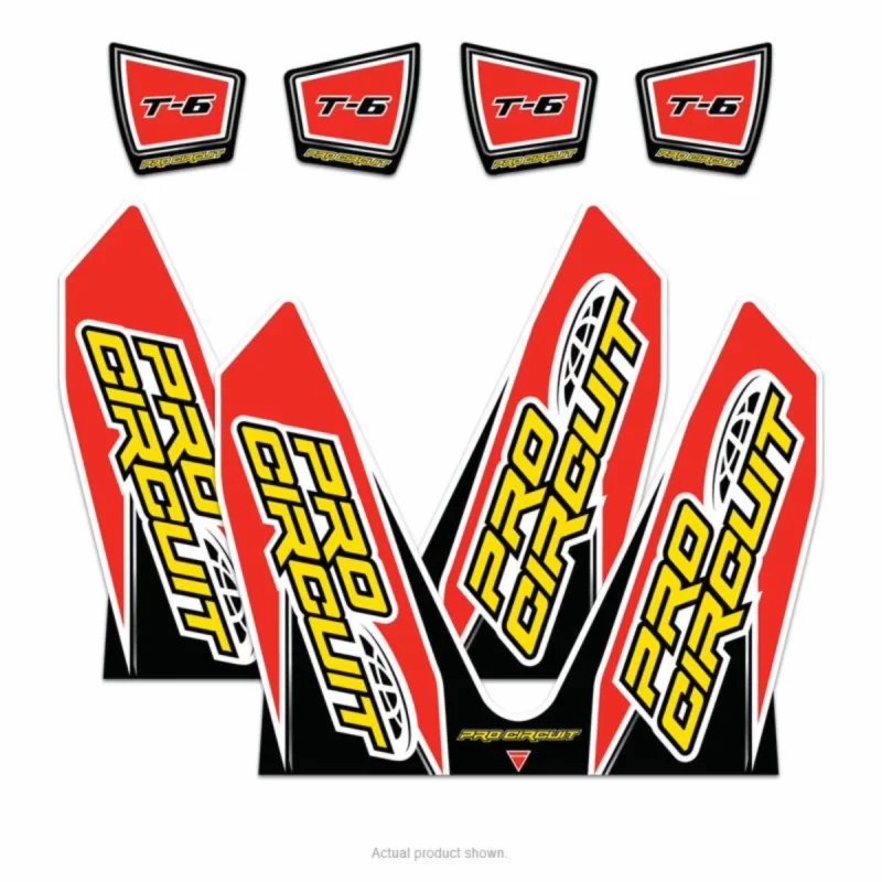 [ Pro Circuit ] Sticker Silencieux pour T-6, Honda CR-F 250/450 ‘14 (Dual System) Alacsony ár