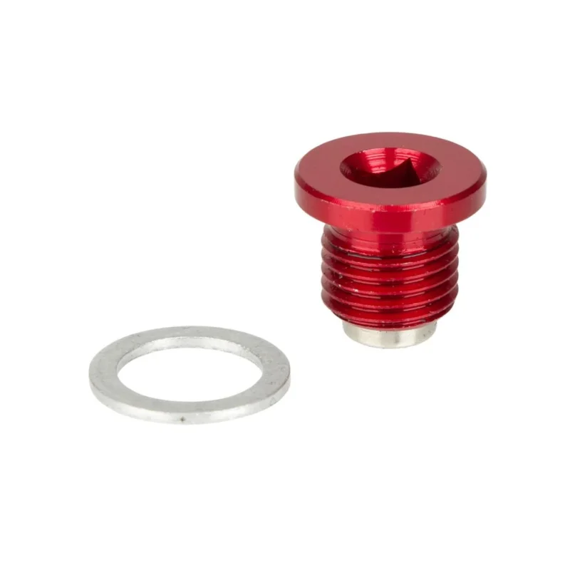 Rendeld meg most [ Moose Racing ] Bouchon de Vidange Husqvarna TC 250/450 04-10, TE 250/450/510 04-10, TE 310 09-10, magnetic, Rouge