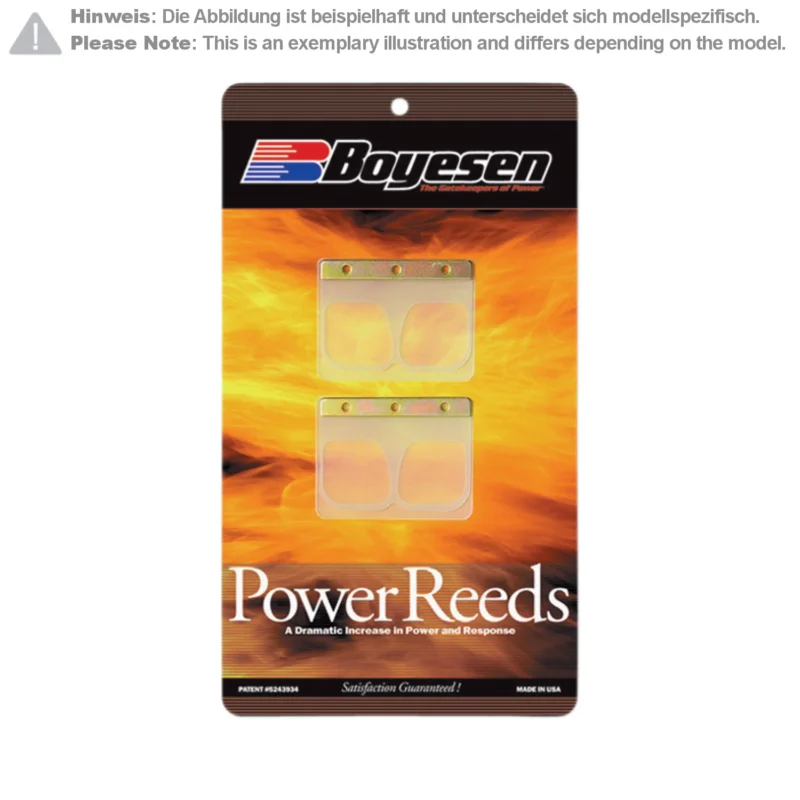Csak ma [ Boyesen ] Clapets pour Boîte à Clapet Power Honda CR 500 84-88