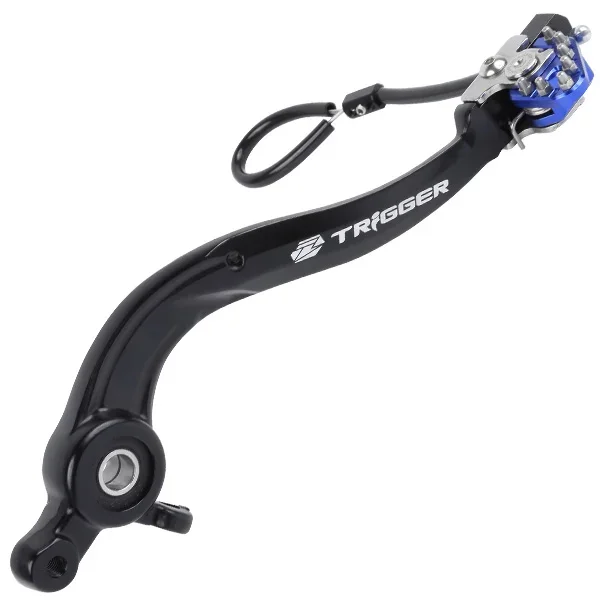 Expressz szállítás [ Zeta ] Pédale de Frein Trigger Yamaha YZF/WRF 250 10-21, Réglable et avec safety rope