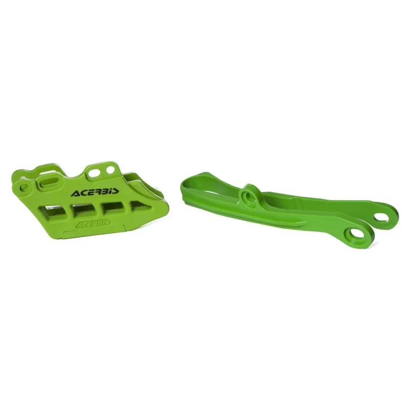 [ Acerbis ] Kit Patin + Guide Chaîne Kawasaki KXF 450 16-18, Vert Kedvezmény