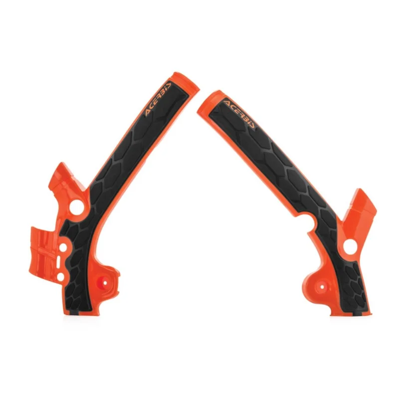 [ Acerbis ] Protections de Cadre Anti-Dérapante X-Grip KTM SX 85 13-17, Husqvarna TC 85 14-17, Orange 16 Azonnal elérhető