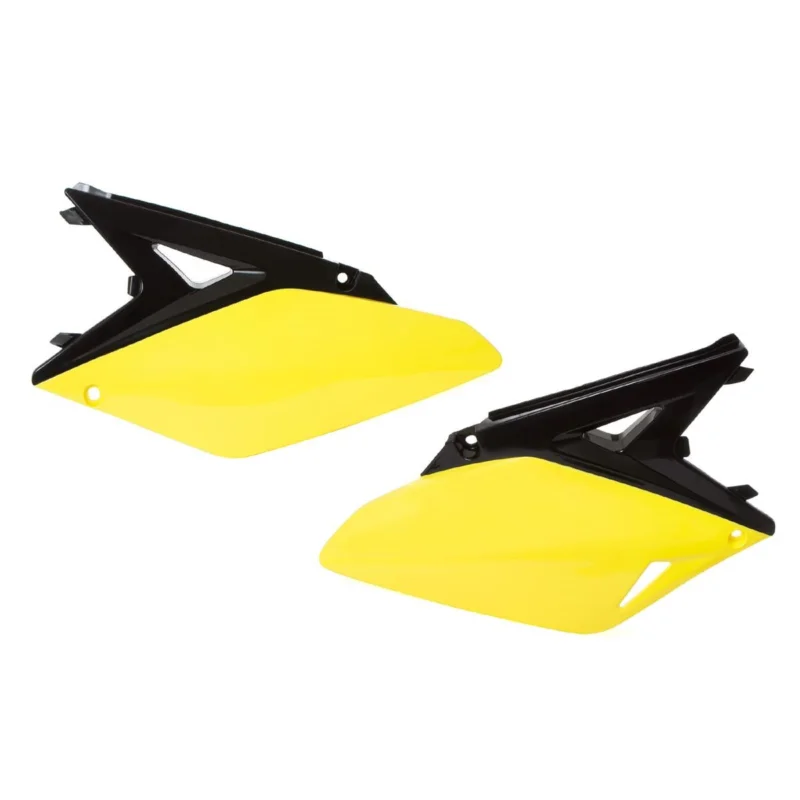[ Acerbis ] Plaques Latérales Suzuki RMZ 250 10-18, Noir/Jaune Szuper ajánlat