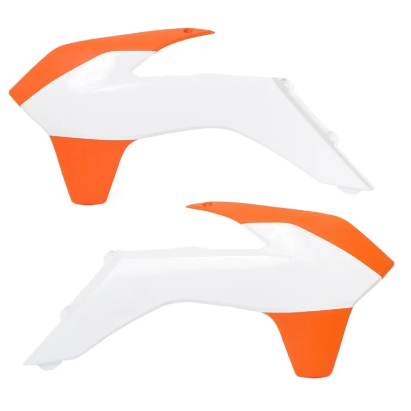 [ Acerbis ] Ouie de Radiateur KTM SX/SX-F 13-, EXC/EXC-F 14-16, Orange/Blanc Olcsó