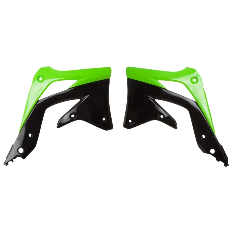 Vedd meg online [ Acerbis ] Ouie de Radiateur Kawasaki KXF 450 12-15, Vert/Noir