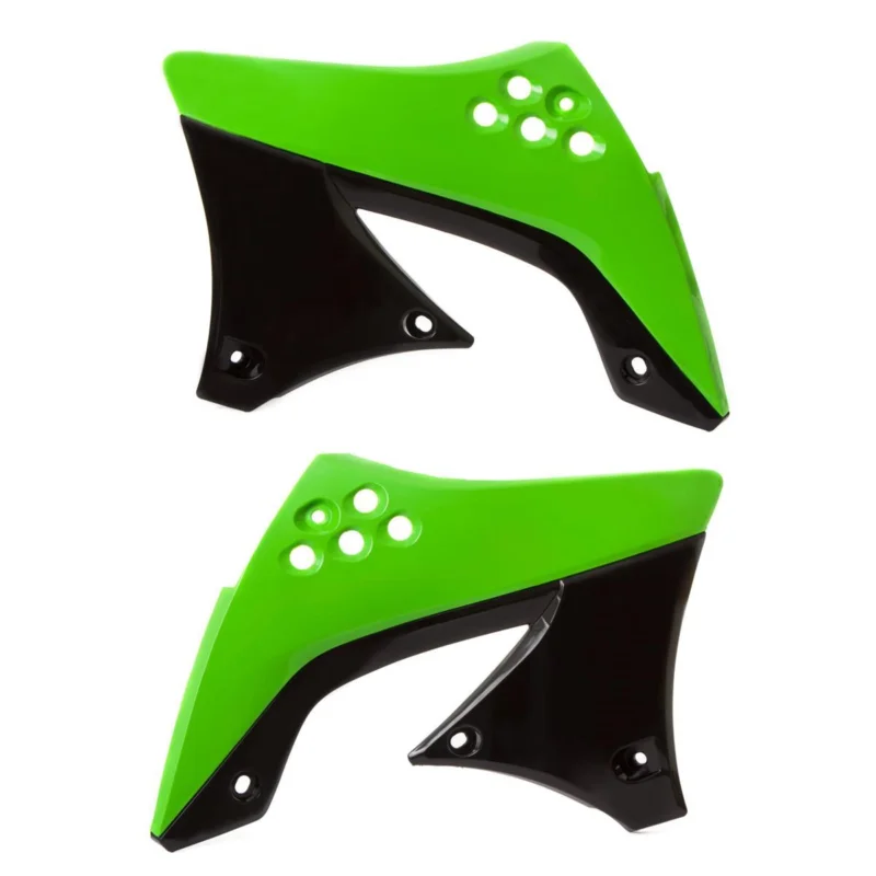 Kihagyhatatlan ajánlat [ Acerbis ] Ouie de Radiateur Kawasaki KXF 450 09-11, Vert/Noir