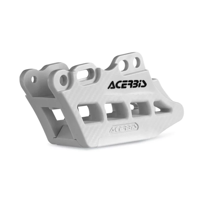 [ Acerbis ] Guide Chaîne Suzuki RM 125/250 07-08, RMZ 250, RMZ 450, RMZ-X 450, Blanc Csak ma