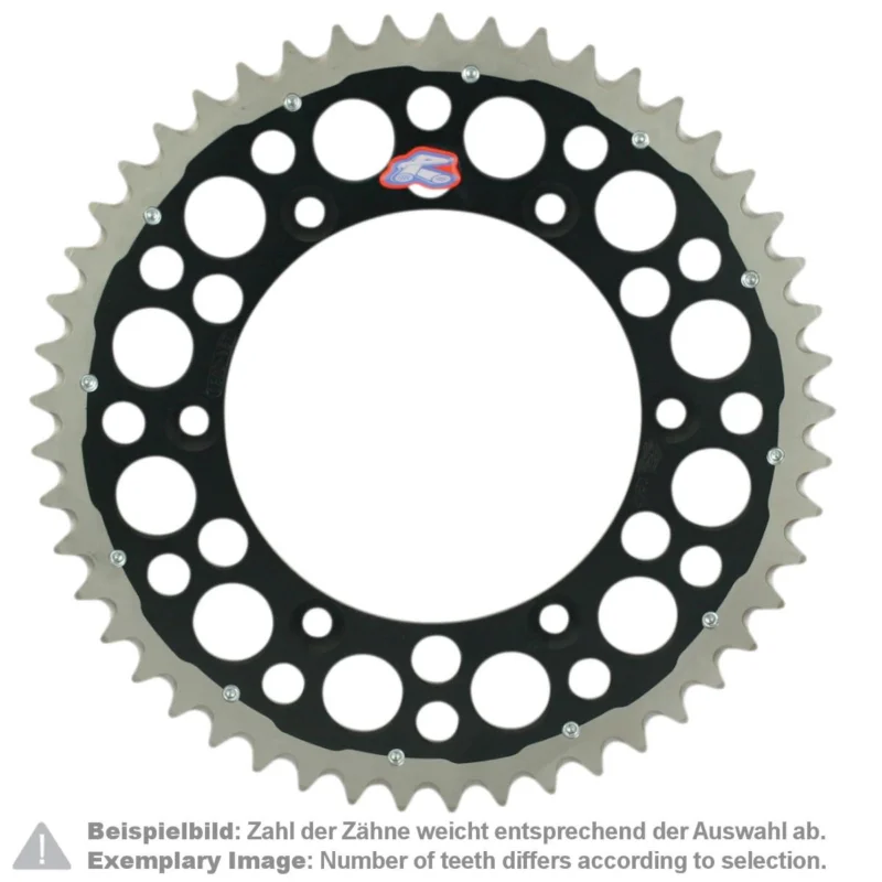 [ Renthal ] Couronne Twinring Honda CRF 250/450 03- , Noir Prémium