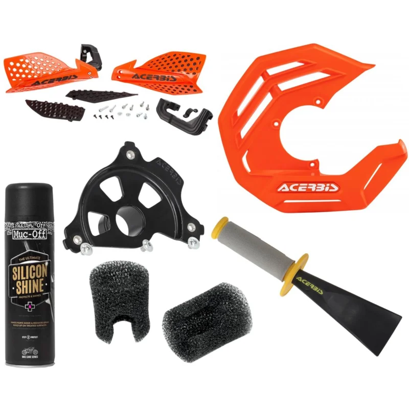 [ Acerbis ] Mousse Anti-Boue Kit Moto 6-tlg, KTM, Orange Árengedmény