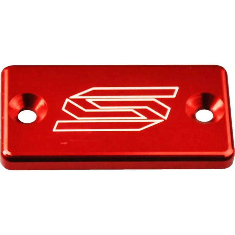 Nézd meg most [ SCAR ] Couvercle Pour réservoirs de frein, Avant, Rouge, Suzuki/Yamaha/Kawasaki