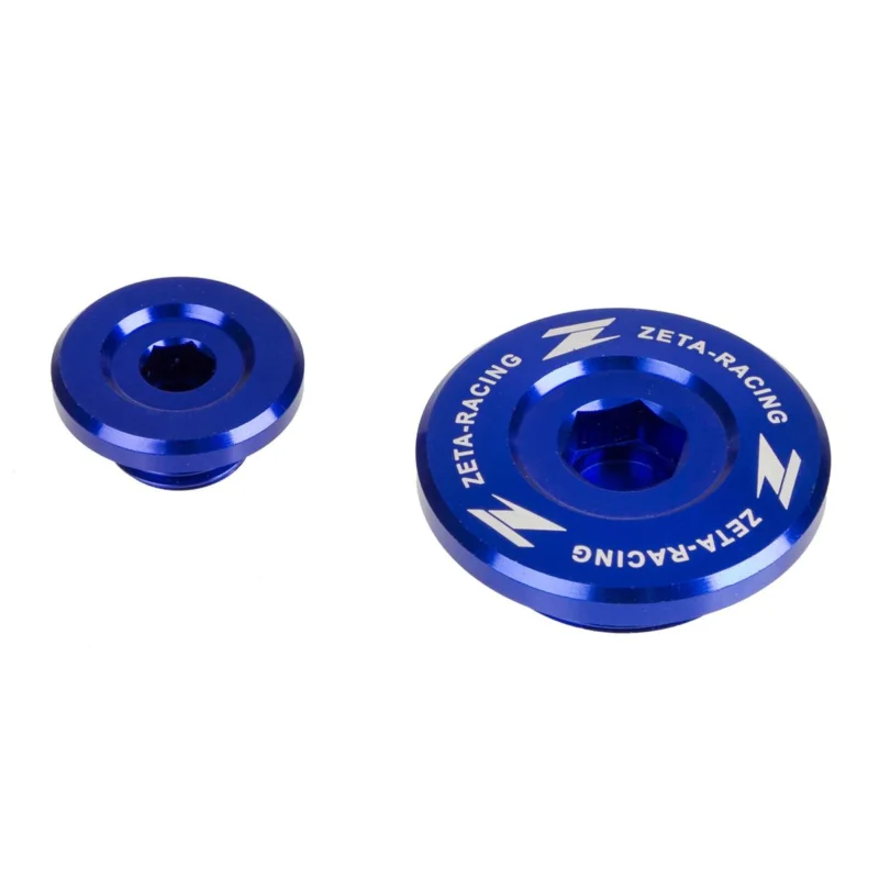 Nézd meg most [ Zeta ] Bouchons Moteur Bleu, Yamaha YZF/WR 450, WR 250