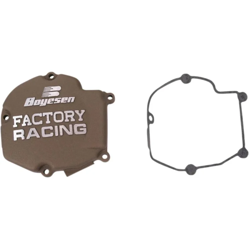 [ Boyesen ] Couvercle de Carter d‘Allumage Factory Kawasaki KX 125 03-05, Magnesium Kedvezményes ár
