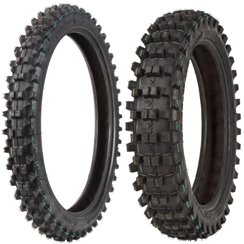 Expressz kézbesítés [ X-Grip ] Set de pneus Super Enduro/Dirtdigger 80/100-21 Soft & 120/90-18, Soft