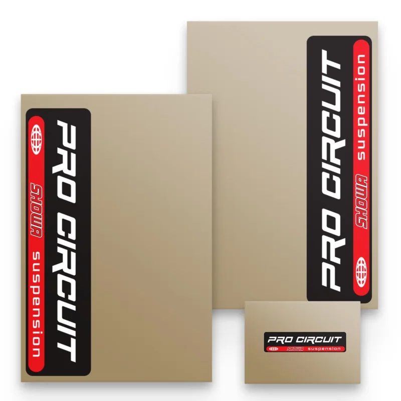 Expressz szállítás [ Maciag Offroad ] Autocollants de Protection de Fourche Showa Pro Circuit, Transparent