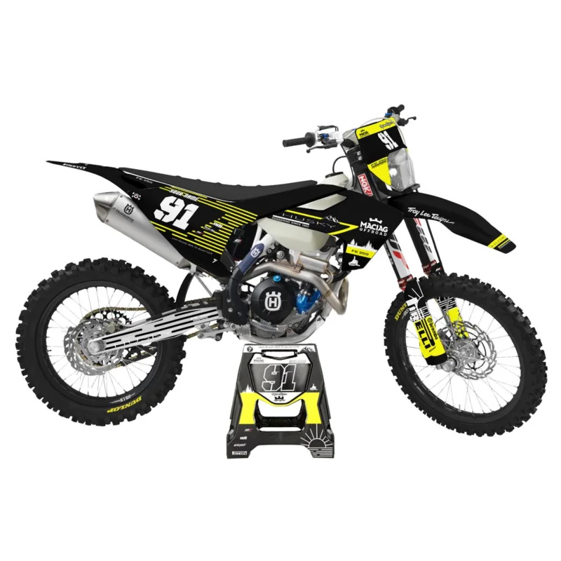 [ Maciag Offroad ] Kit Déco Race 18 Husqvarna FE 250 17-19 Ne maradj le