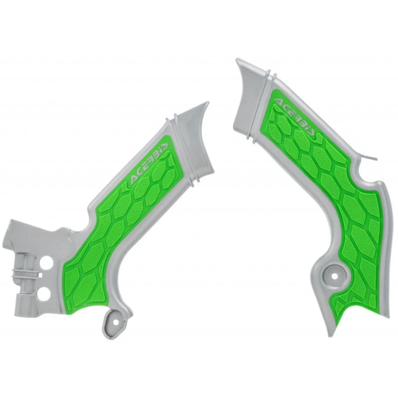 [ Acerbis ] Protections de Cadre Anti-Dérapante X-Grip Kawasaki KX 250F 21-, KX 450F 19-, Gris/Vert Legkelendőbb