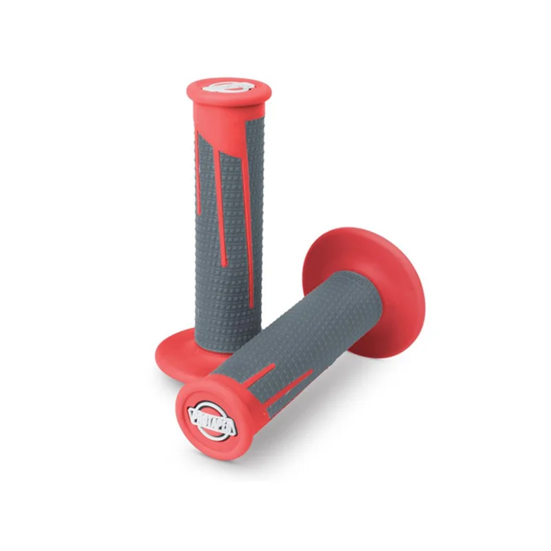 [ ProTaper ] Poignées Clamp On Full Diamond, Rouge/Gris foncé Kihagyhatatlan ajánlat