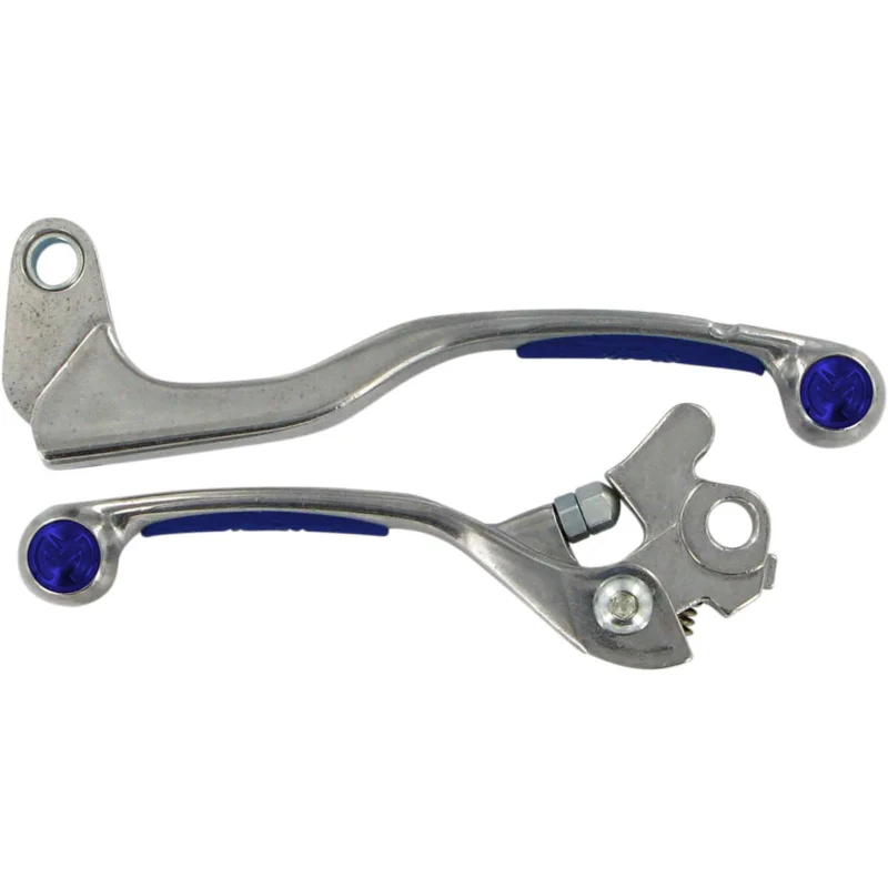 Akció [ Moose Racing ] Set de Levier de Frein et d’Embrayage Competition Yamaha WR-F 250/450 09-18, Poli/Bleu