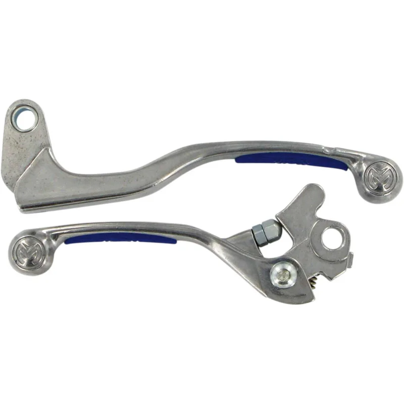 [ Moose Racing ] Set de Levier de Frein et d’Embrayage Competition Yamaha YZ 80 ‘01, YZ 85 02-14, Poli/Bleu Biztonságos fizetés