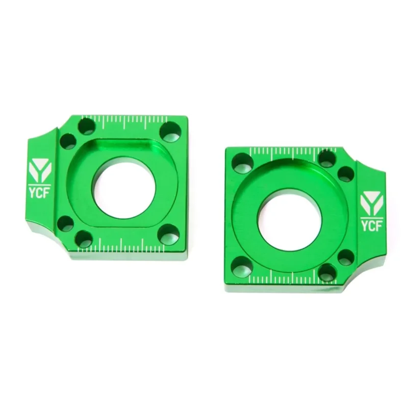 [ YCF ] Tendeur de Chaine pour Aluminium Swingarms, Vert Gyors kiszállítás