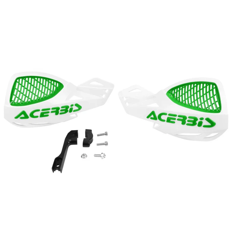[ Acerbis ] Protège Mains MX Uniko Vented Blanc/Vert, Kit de Montage inclus Alacsony ár