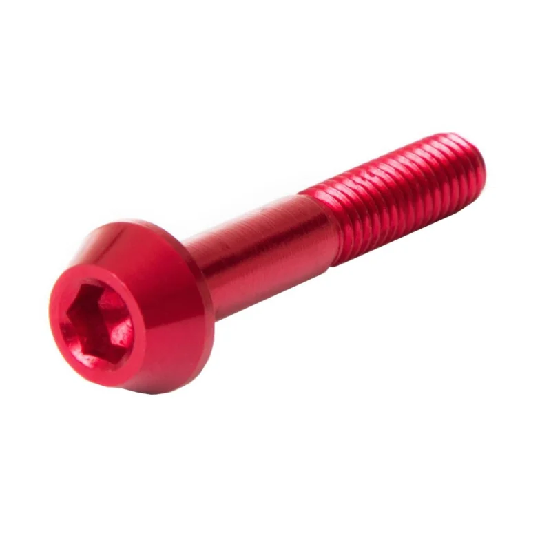 Alacsony ár [ DRC ] Boulons Hexagonales M6 x 12 mm, Rouge, Paquet de 20