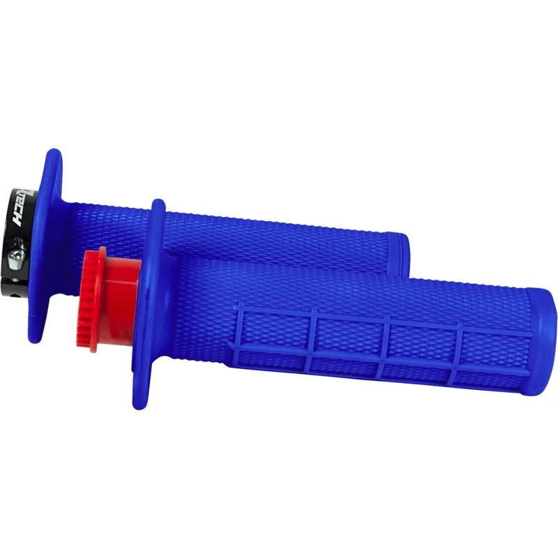 Exkluzív ajánlat [ RTECH ] Poignées R20 Lock On Half Waffle Bleu