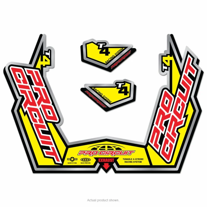 [ Pro Circuit ] Sticker Silencieux pour T-4GP, 09-10 Árcsökkenés
