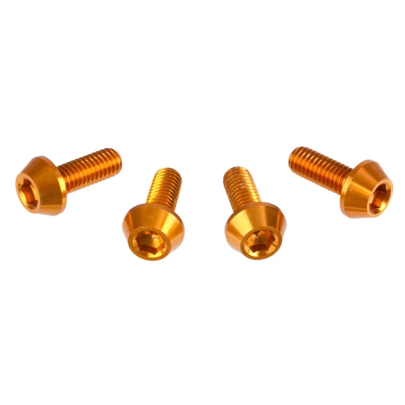 [ DRC ] Boulons Hexagonales M6 x 16 mm, Or, Paquet de 4 Vedd meg online