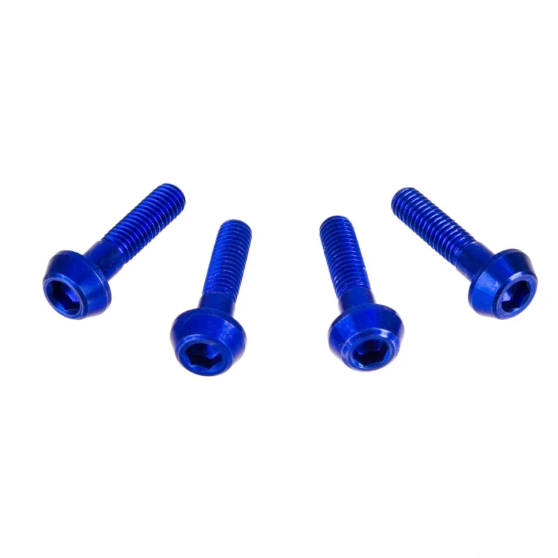 Kedvezményes ár [ DRC ] Boulons Hexagonales M6 x 25 mm, Bleu, Paquet de 4