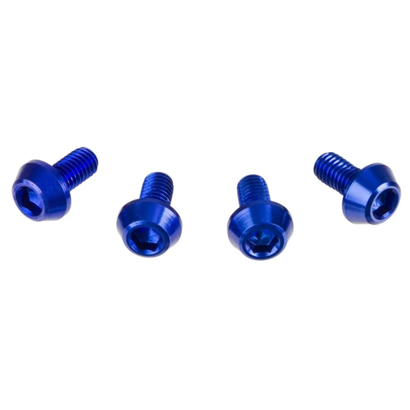 Expressz kézbesítés [ DRC ] Boulons Hexagonales M6 x 12 mm, Bleu, Paquet de 4