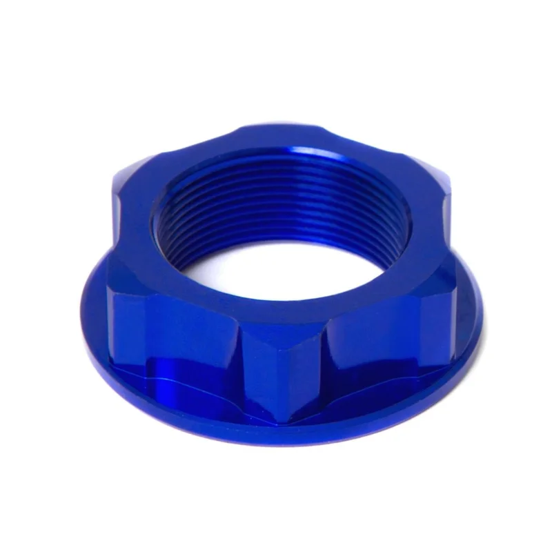 [ Zeta ] Écrou de Colonne de Direction Bleu, Yamaha YZ 85 02-16 Legkelendőbb