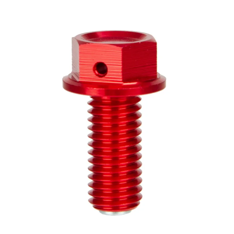 Végkiárusítás [ Zeta ] Bouchon de Vidange Kawasaki KXF 450 06-15, magnetic, Rouge