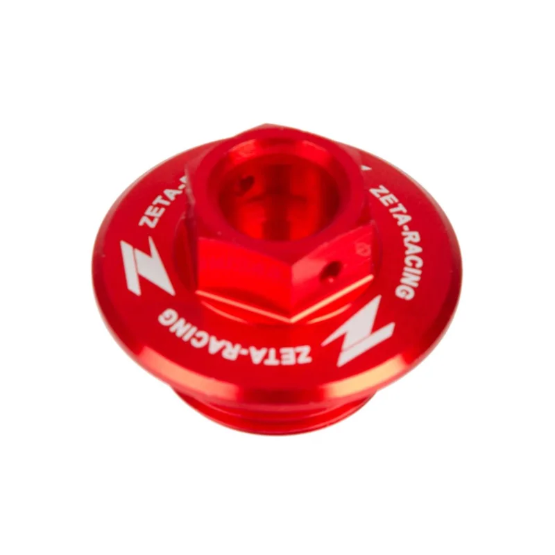[ Zeta ] Bouchon de Remplissage d‘huile Suzuki RM 80/85/125/250, RMZ 250/450, RMX-Z 450, Rouge Kedvezmény