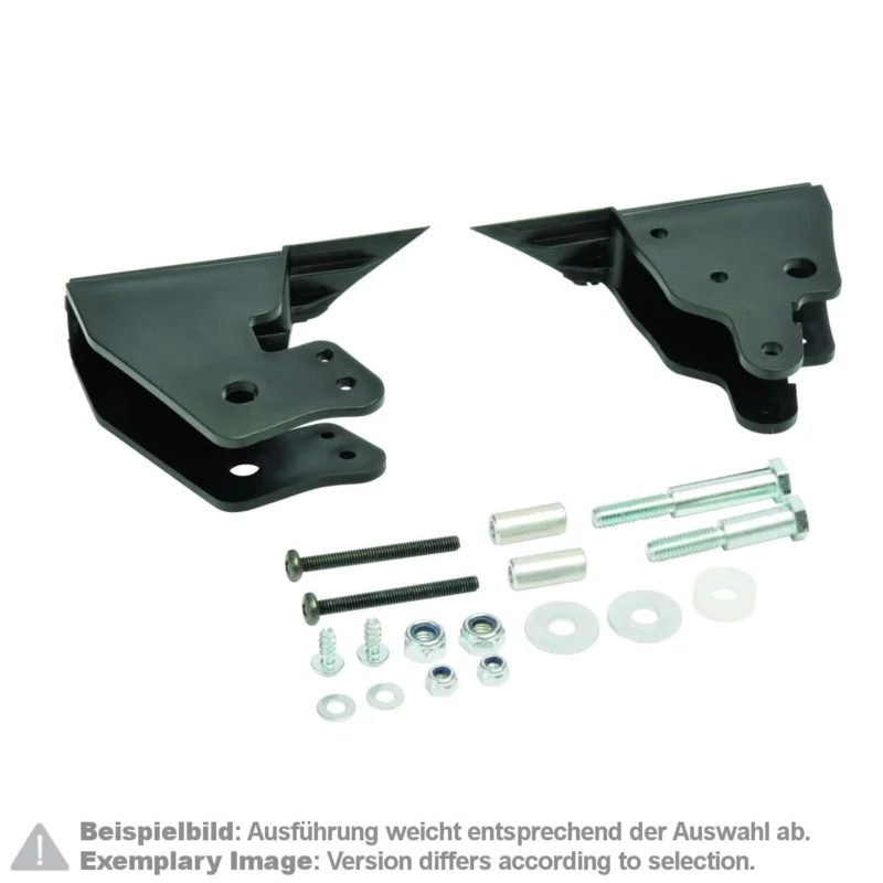 Népszerű [ Polisport ] Kit de montage Protège Mains MX Rocks/Qwest Suzuki RMZ 250 04-06, KXF 250 04-20, Noir