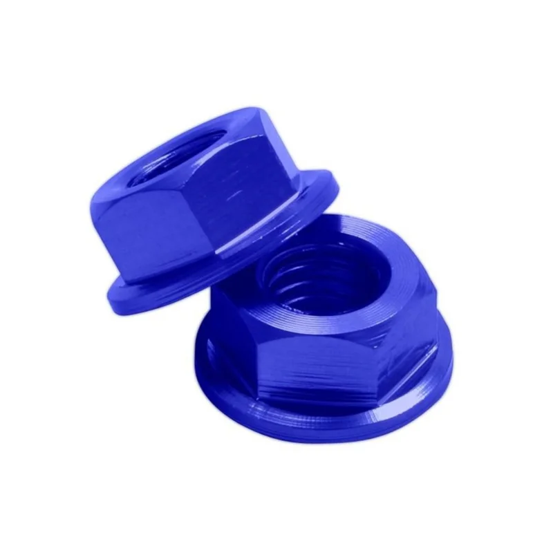 [ DRC ] Écrou en Aluminium M6, Bleu, 4 Pack Expressz szállítás