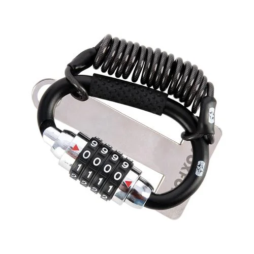 Árcsökkenés Oxford Antivol Mousqueton de Casque Moto LidLock, Noir OX656