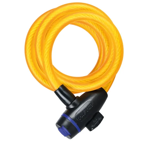 Azonnali szállítás Oxford Antivol Cable Moto Acier Auto-Enroulant, 1.8m Or OF248