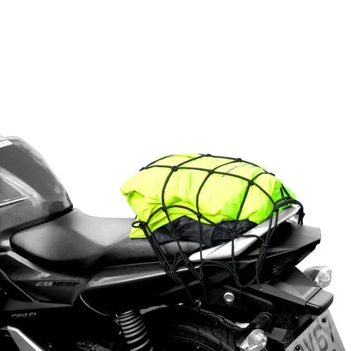 Vásárlói kedvenc Oxford Filet Bagage Moto Elastique avec Crochets Acier, XL, Noir OX666