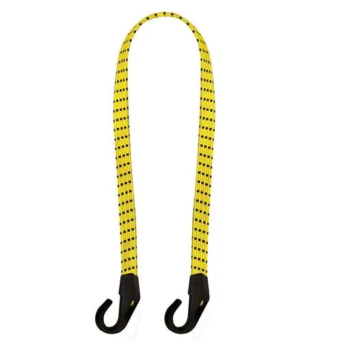 Oxford Sangle Elastique Moto Bungee Xtra TUV/GS 16mm x 800mm, Jaune/Noir OX713 Szuper akció