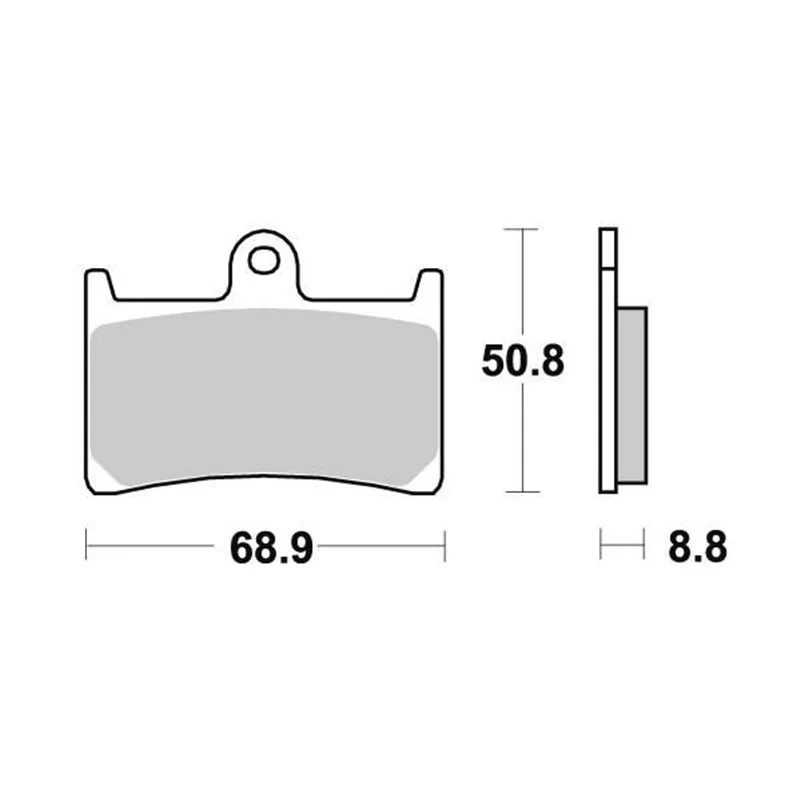 Plaquette de frein PERFTEC Métal Fritté haute performance norme KBA/ABE Vedd meg online