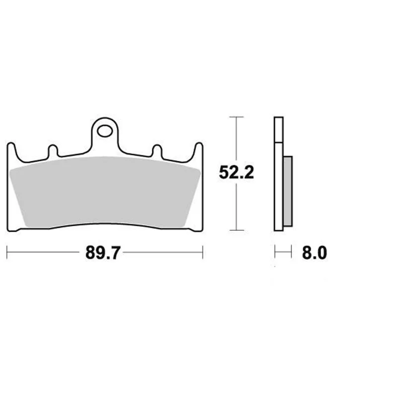 Olcsóbb Plaquette de frein PERFTEC Métal Fritté haute performance norme KBA/ABE