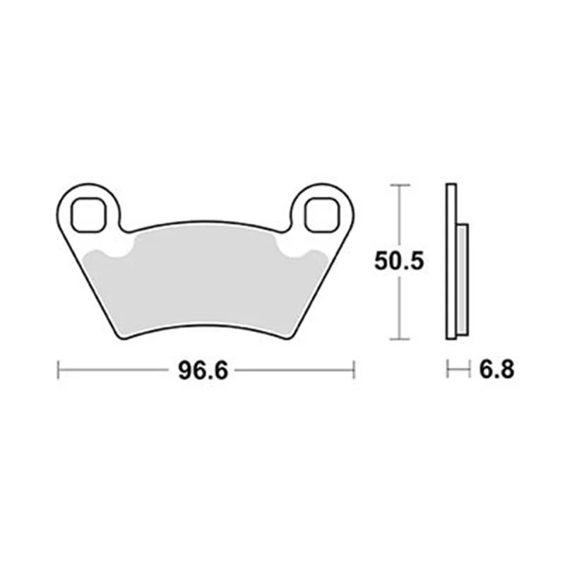 Plaquette de frein Sifam Métal Fritté haute performance norme KBA/ABE Különleges ajánlat