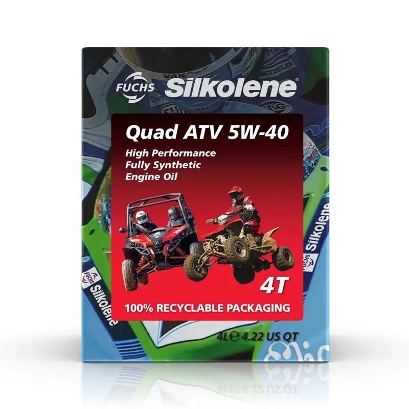 QUAD ATV 5W-40 - Huile moteur 4T 100% synthèse 4L Gyors szállítás