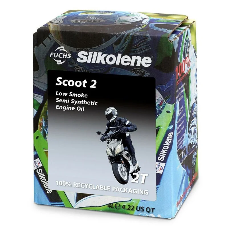 Legnépszerűbb Huile moteur 2T Semi-synthèse - SCOOT 2 - Cubi 4L (x4)